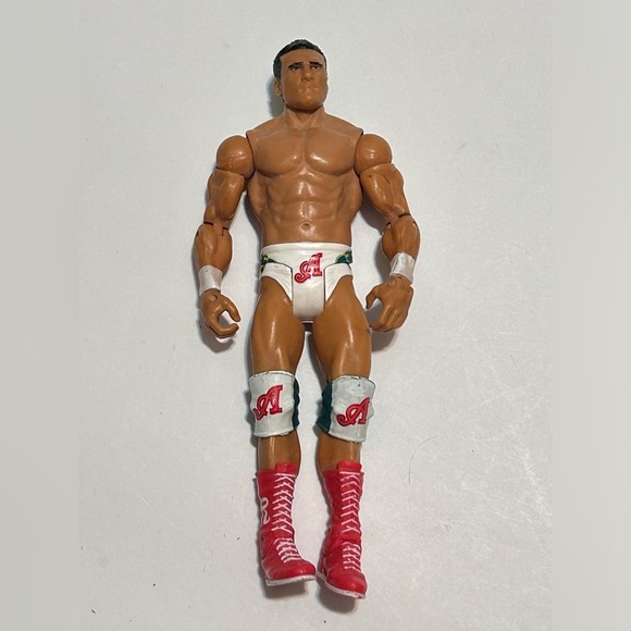 WWE Alberto Del Rio Basic Wrestling Action Figure White Trunks Mexico Snickering - Picture 1 of 4